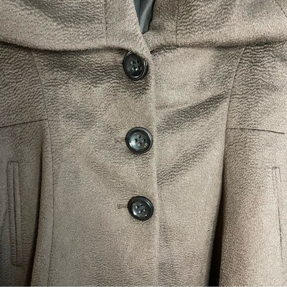 Heike Jarick Brown Wool Trench Coat - Picture 7 of 8